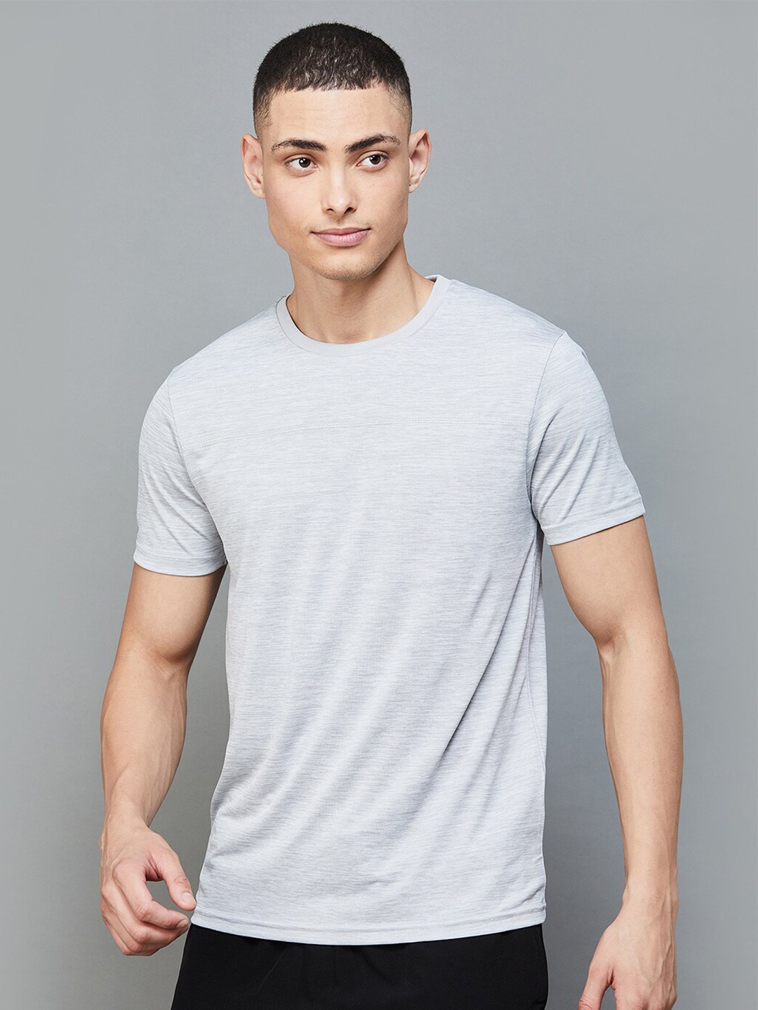 

Fame Forever by Lifestyle Round Neck Casual T-shirt, Grey