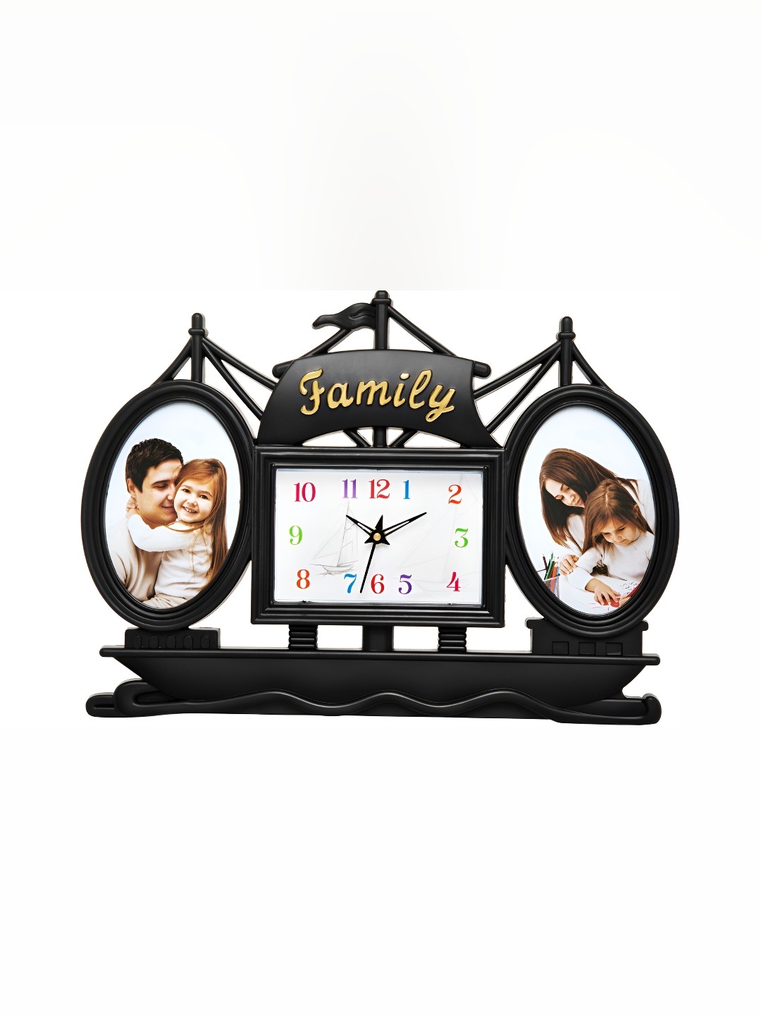 

Attractionz Black and White Analogue Contemporary Wall Clock