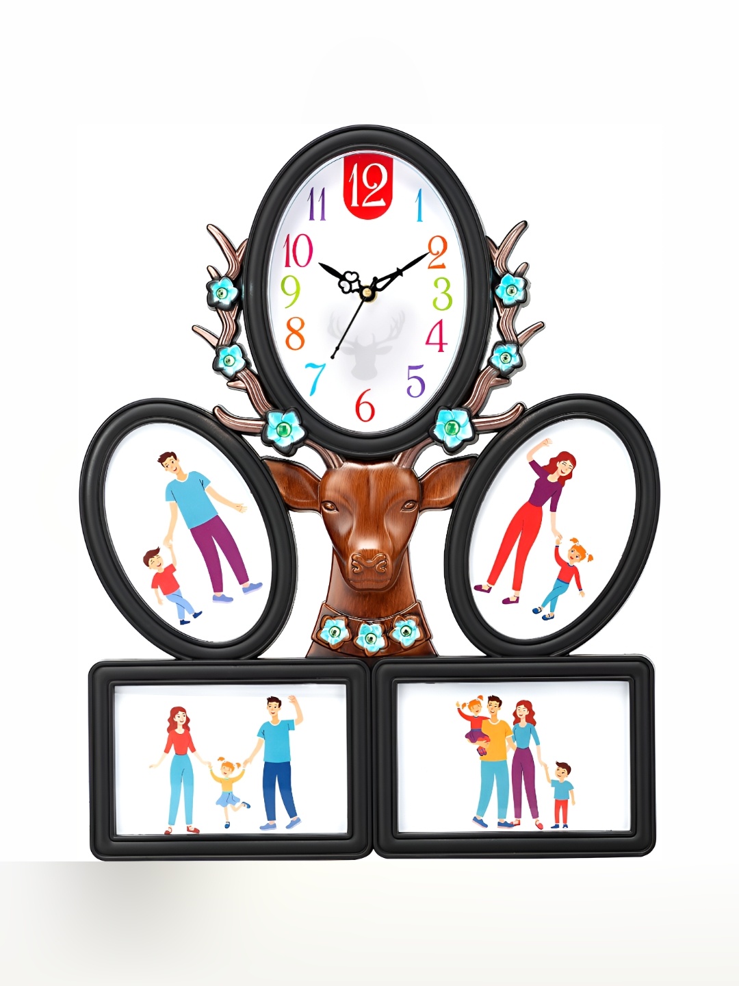 

Attractionz Black Square Acrylic Contemporary Wall Clock