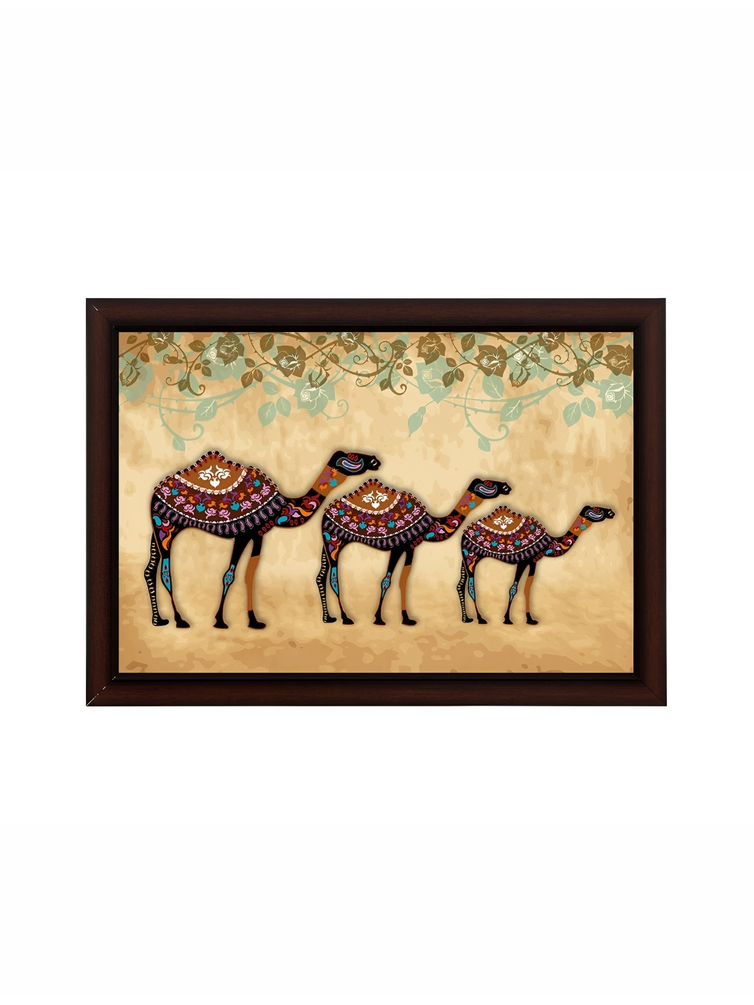 

masstone Beige & Brown Wooden Birds and Animals Wall Art