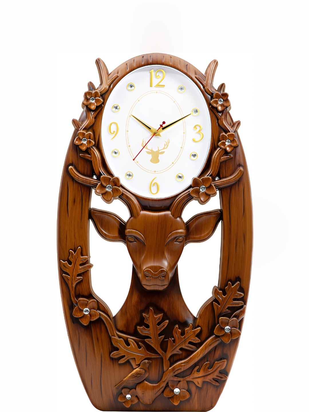 

Attractionz Beige and Black Analogue Contemporary Wall Clock