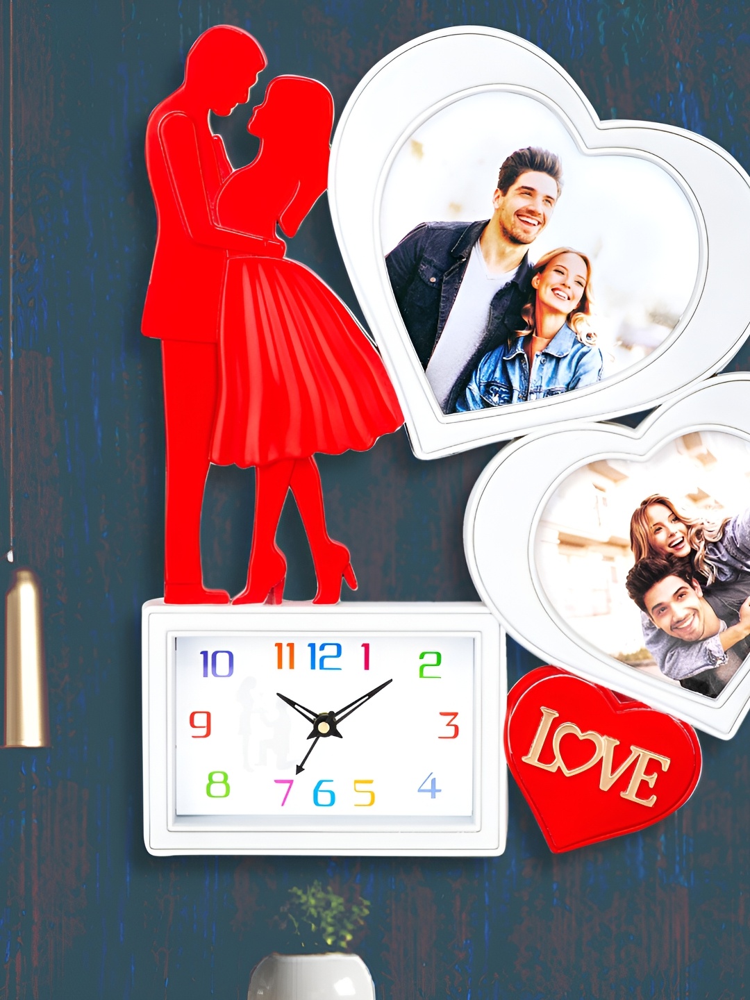 

Attractionz White Contemporary Analogue Wall Clock