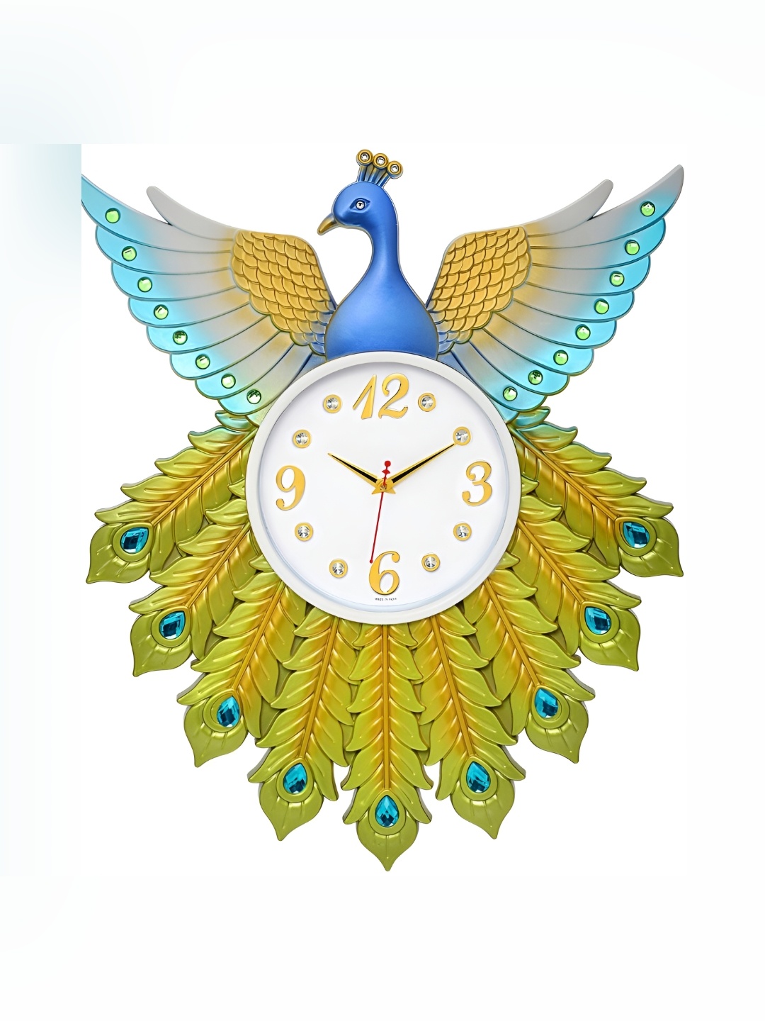 

Attractionz Yellow & White Contemporary Round Shaped Wall Clock