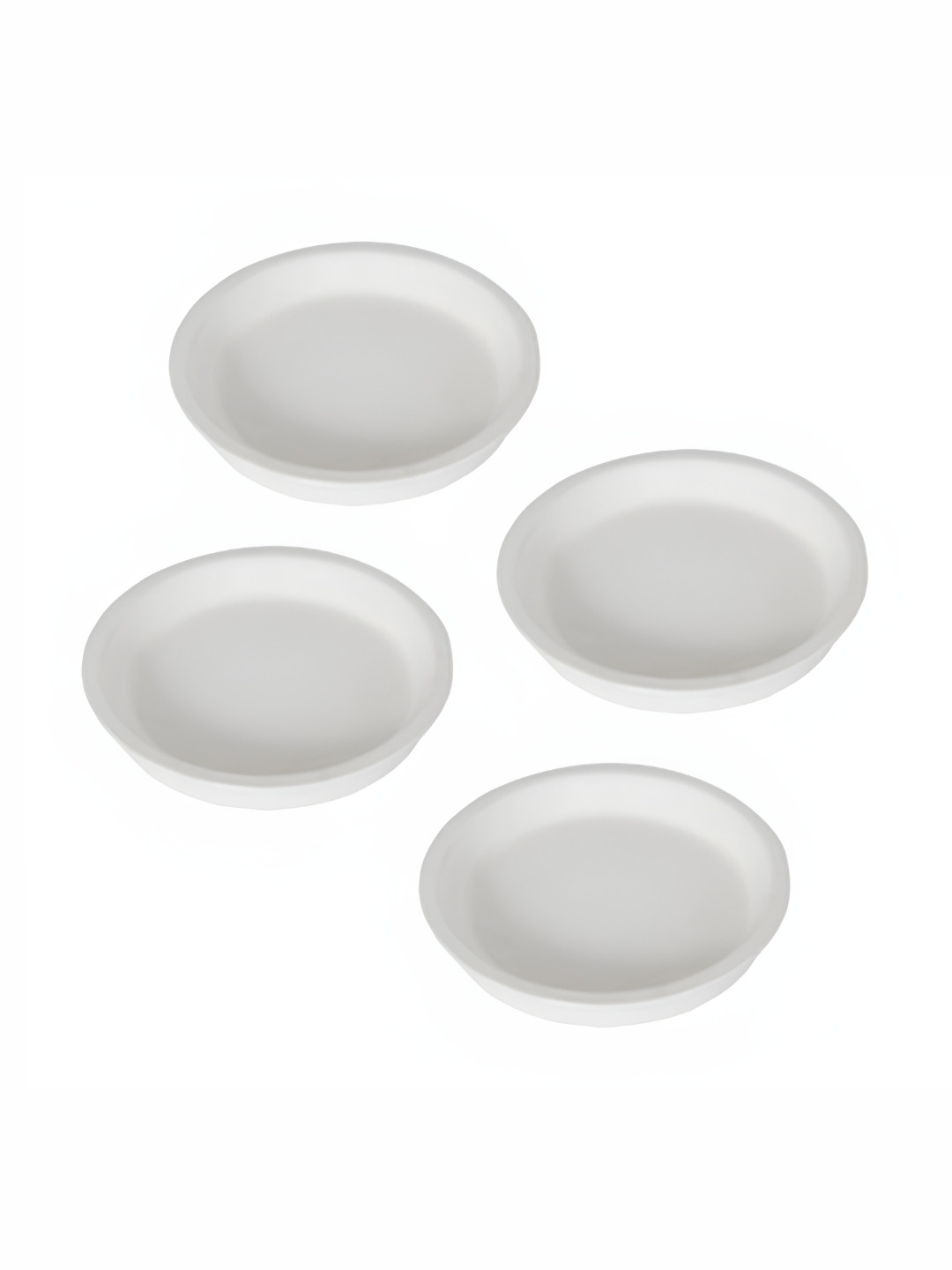

LASAKI White 4 Pieces Ceramic Pot Holders