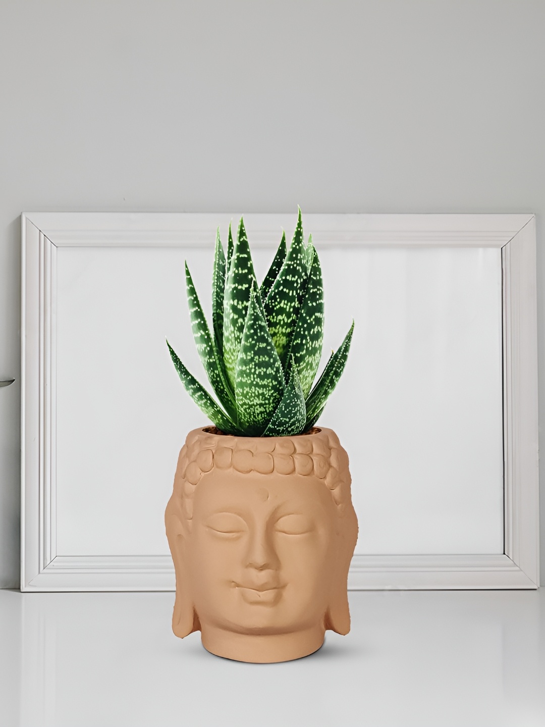 

LASAKI Bronze Textured Ceramic Planter With Holder