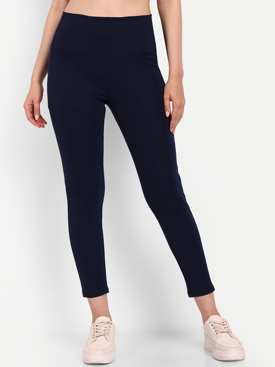 

PANDORNA Women Slim-Fit Ankle-Length Tights, Blue