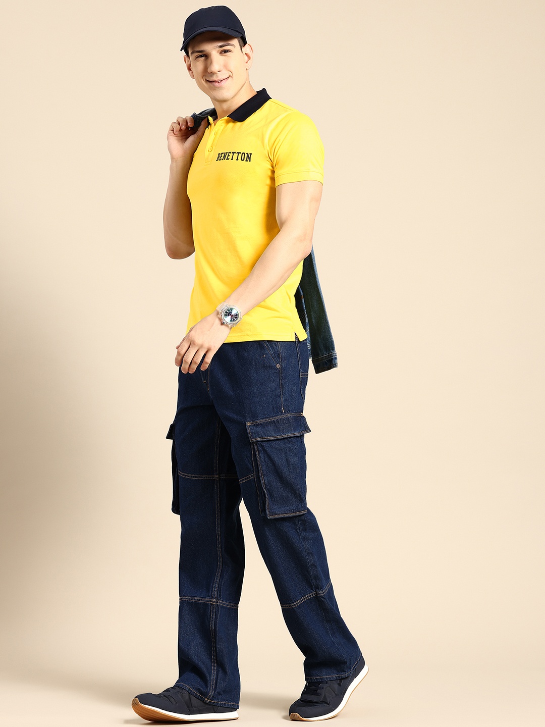 

United Colors of Benetton Polo Collar Regular Fit T-shirt, Yellow