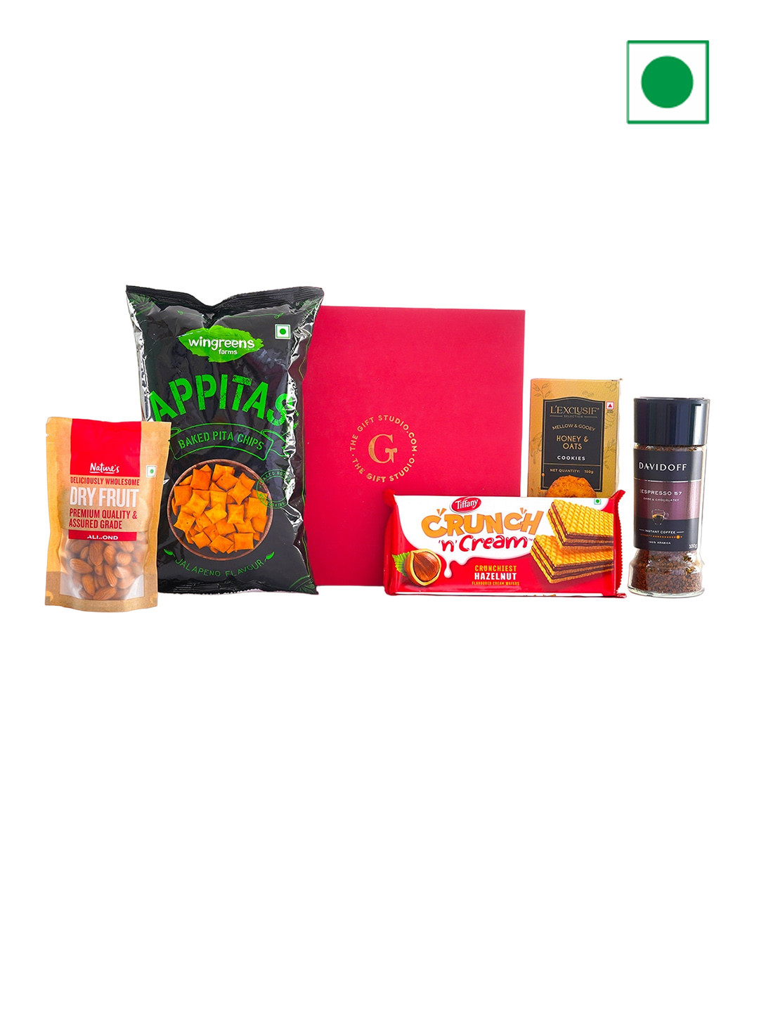 

The Gift Studio Perfect Snack Box, Red
