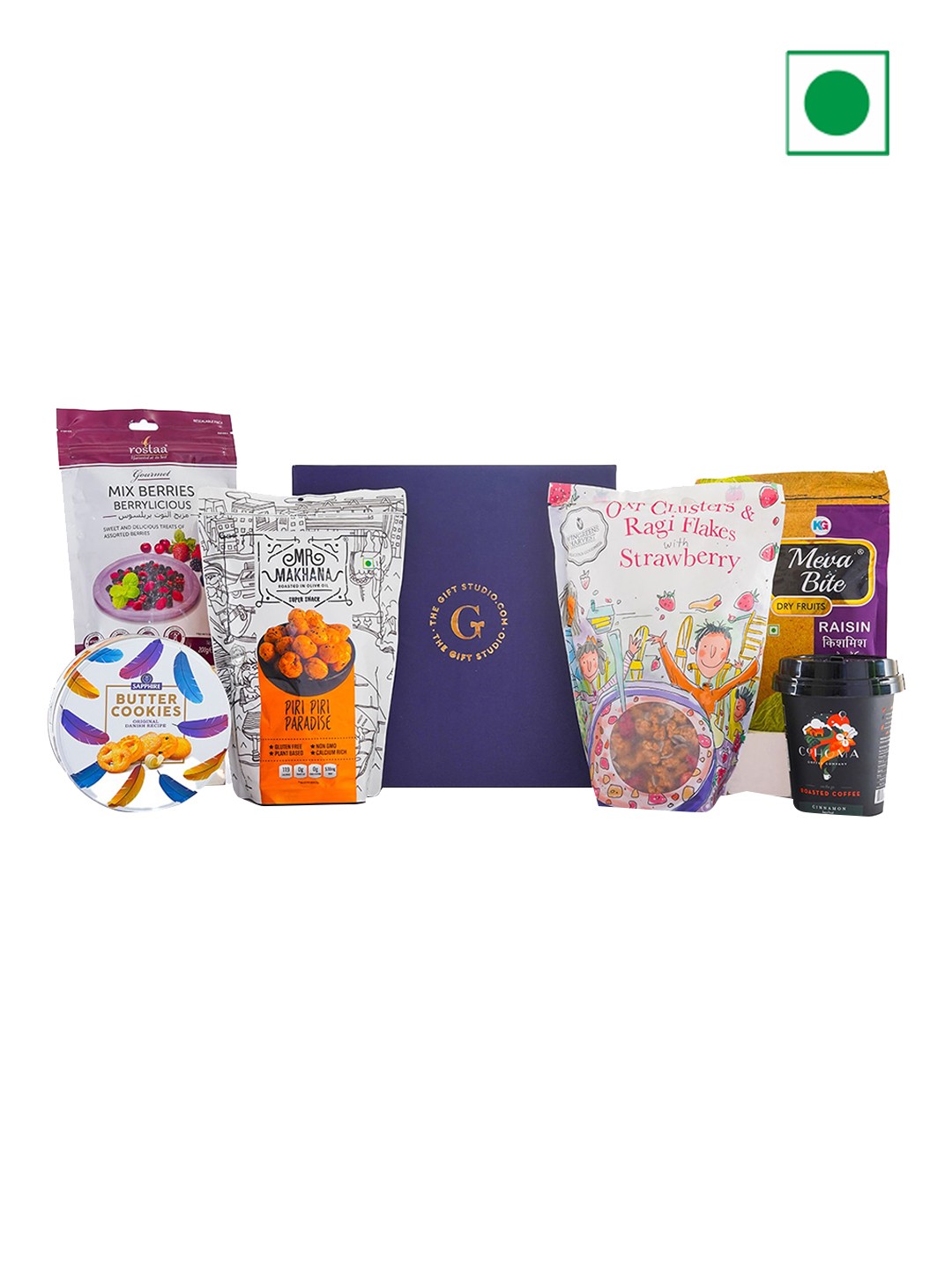 

The Gift Studio Sugar & Spice Snack Box, Red