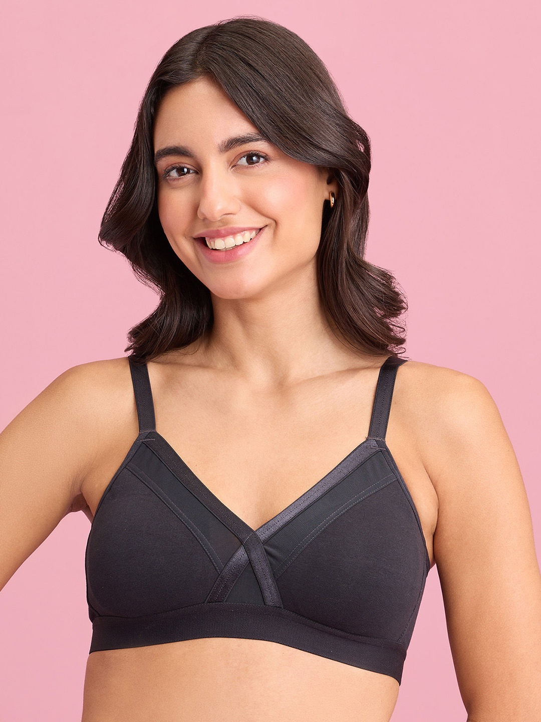 

Nykd Full Coverage Underwired Bra, Black