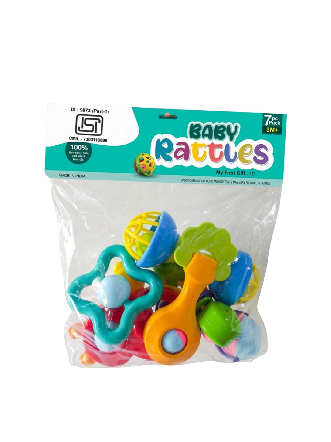

ADKD Infants 7 Pcs Rattle Set, Red
