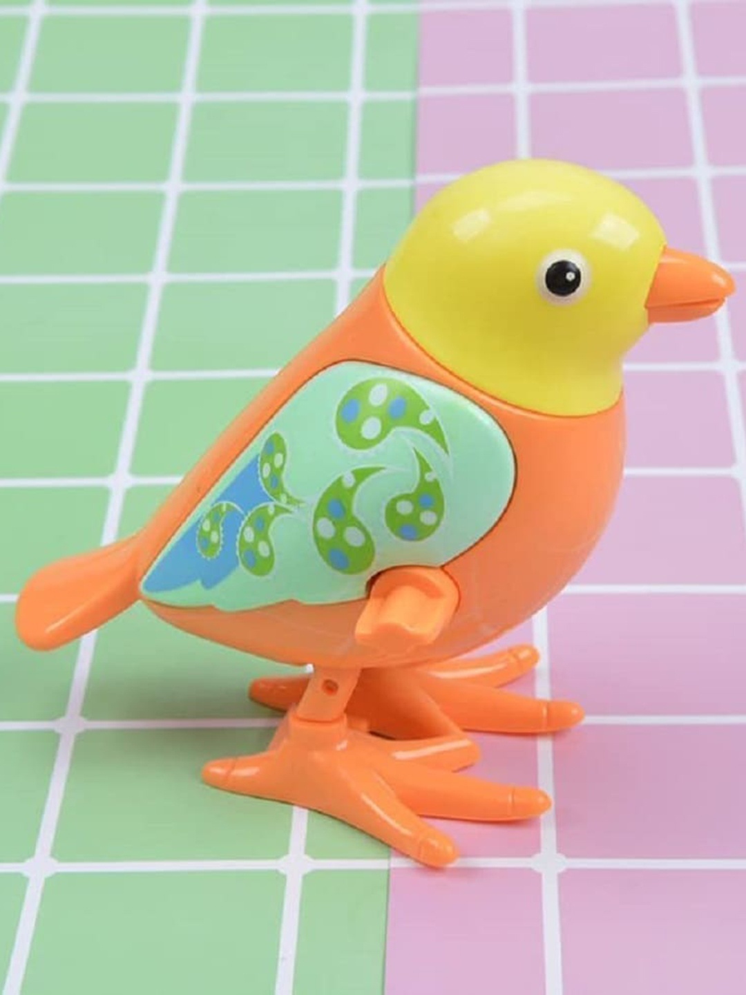 

ADKD Infants Kids 3 Pcs Key Wind Up Bird Toys, Green