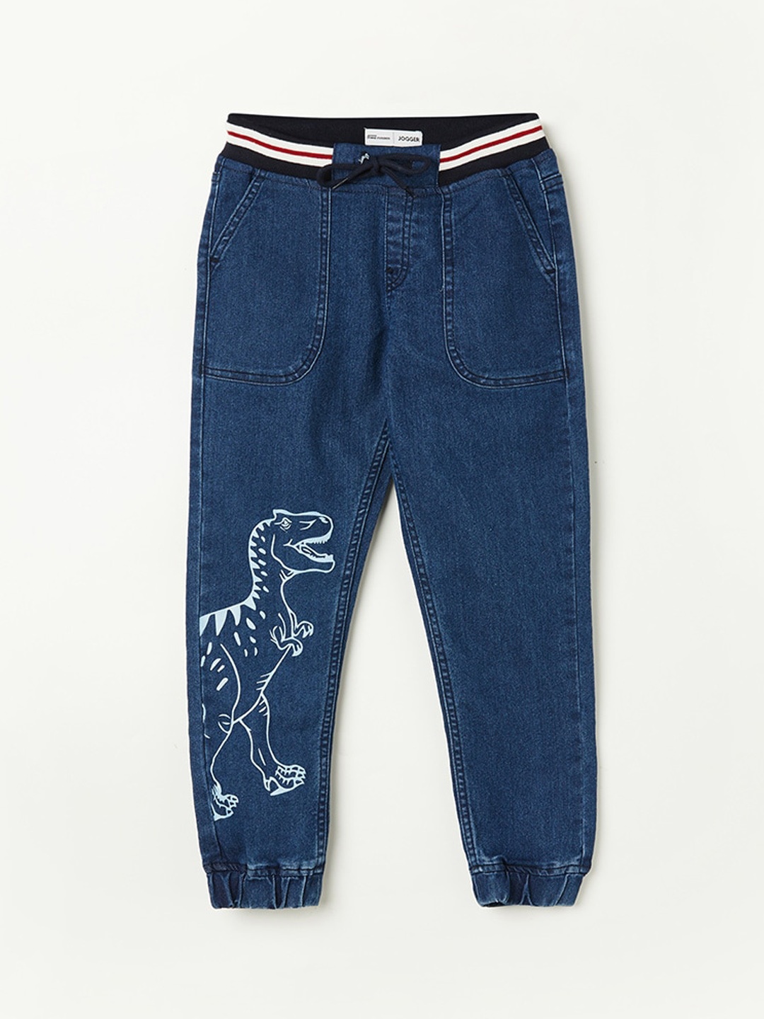 

Fame Forever by Lifestyle Boys Slim Fit Clean Look Jeans, Blue