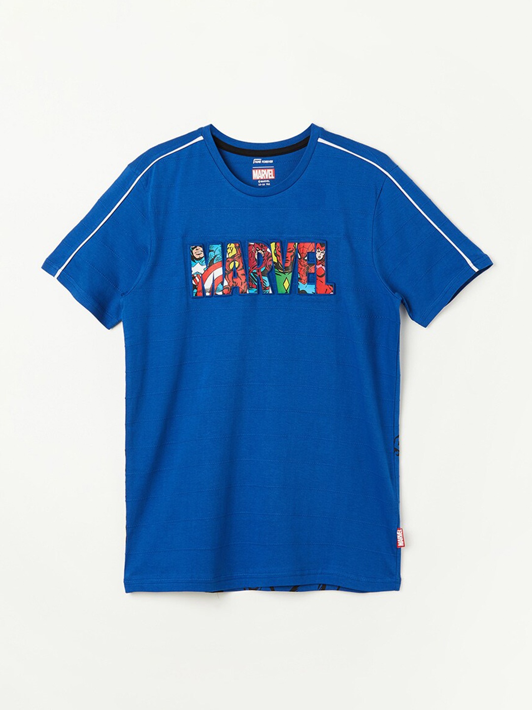 

Fame Forever by Lifestyle Boys Typography Printed Pure Cotton T-shirt, Blue