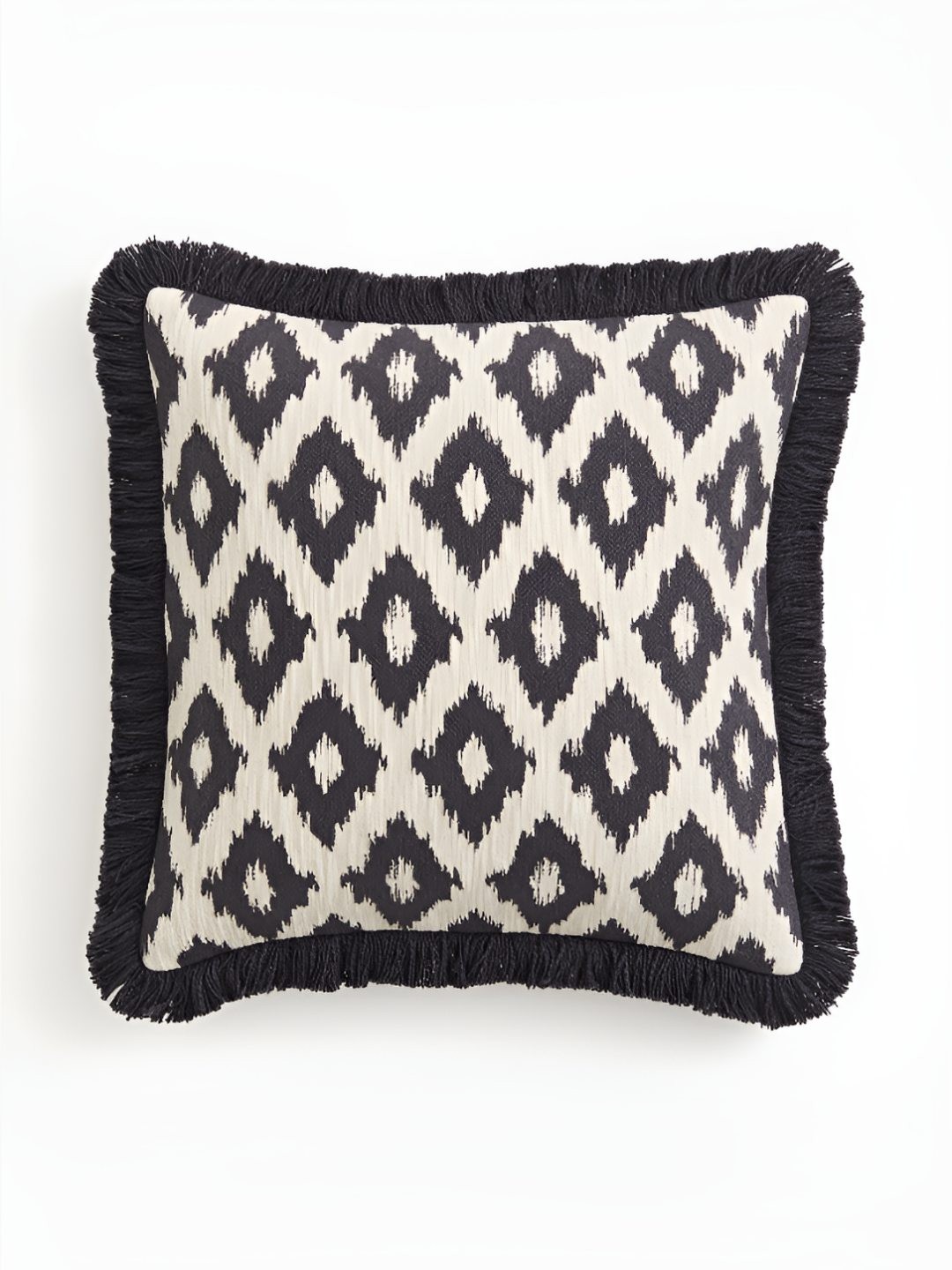 

H&M Grey Jacquard-Weave Cushion Cover