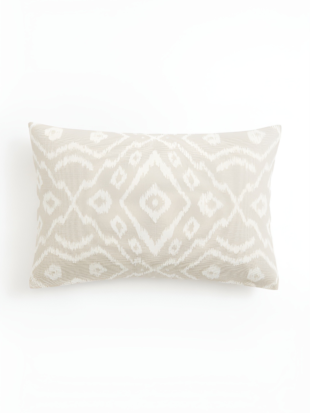

H&M Beige Patterned Pure Cotton Cushion Cover