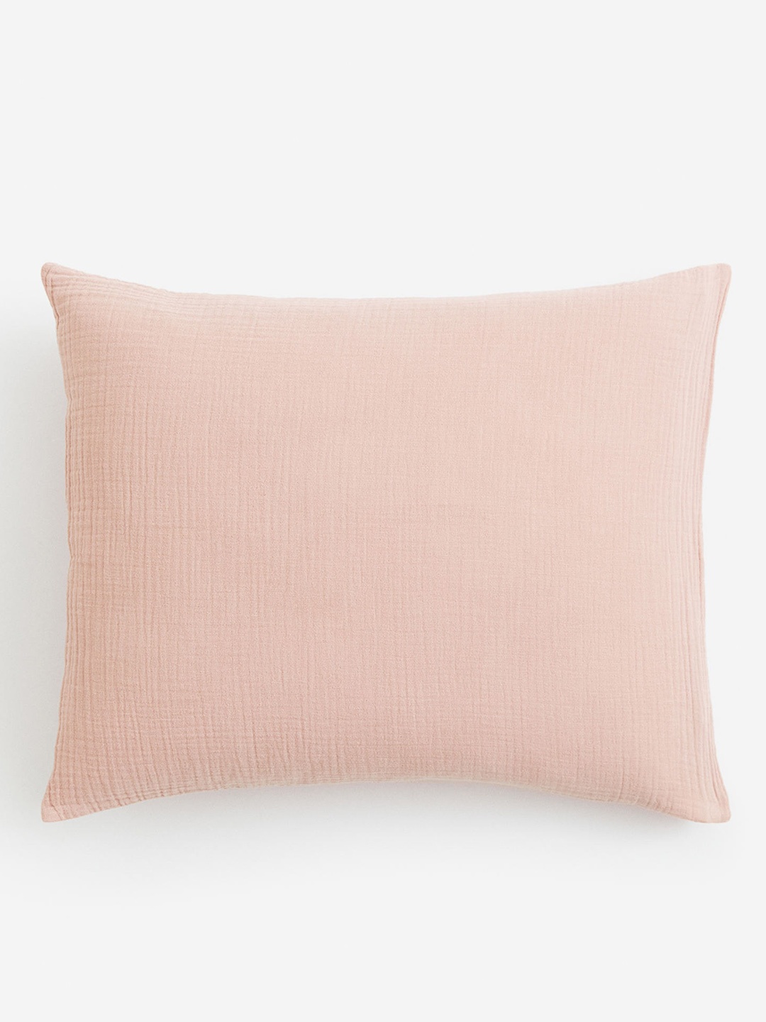 

H&M Pink Cotton Muslin Pillowcase