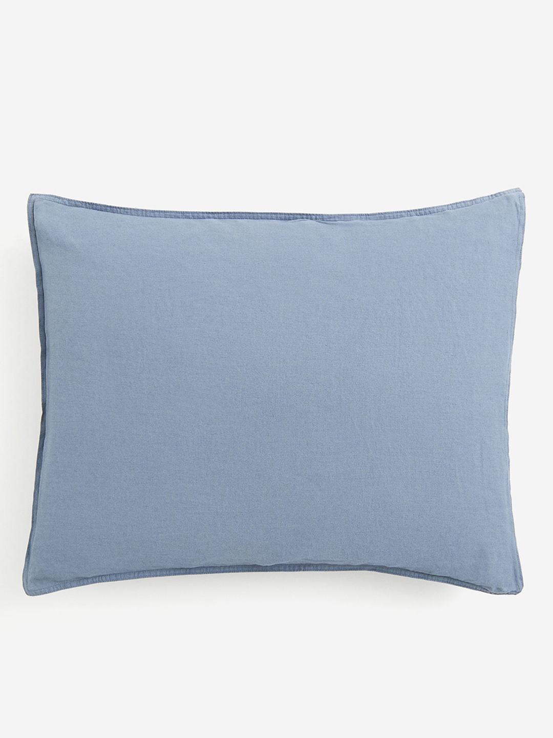 

H&M Blue Washed Linen-Blend Pillowcase