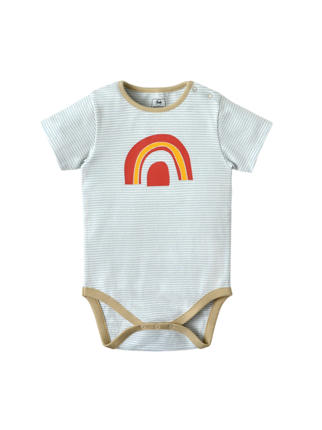 

INCLUD Infants Printed Pure Cotton Bodysuit, Blue