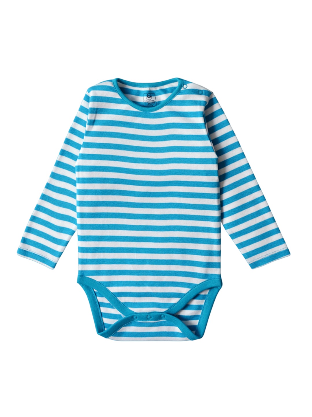 

INCLUD Infants Striped Pure Cotton Bodysuit, Blue