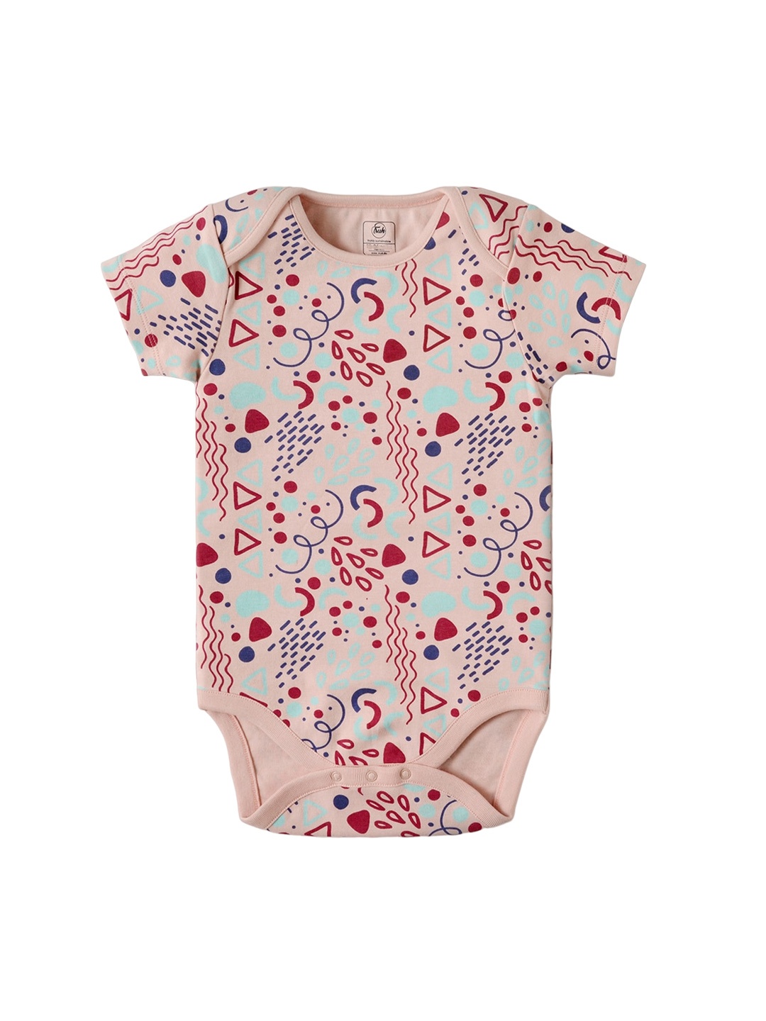 

INCLUD Infants Printed Pure Cotton Bodysuit, Pink