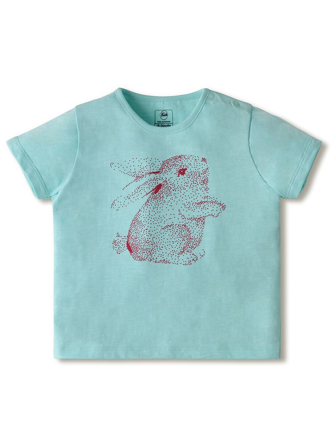 

INCLUD Infant Boys Graphic Printed Pure Cotton T-shirt, Blue
