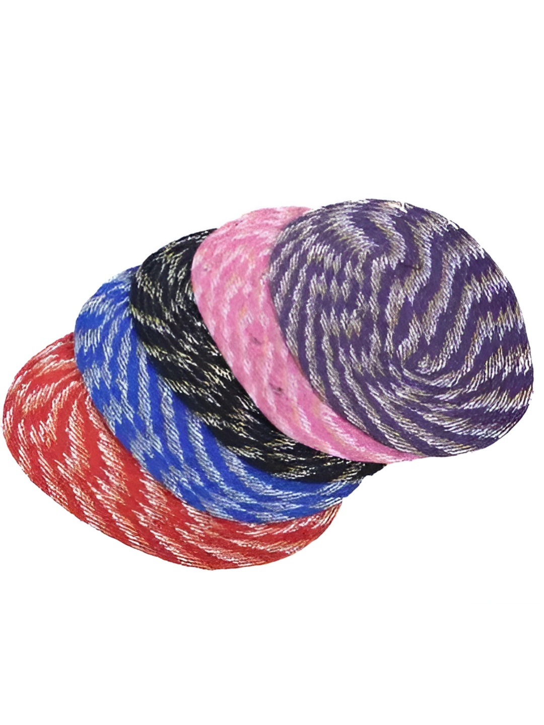 

Supreme Home Collective Blue & Pink 5Pcs Cotton Doormats Softness & Comfort