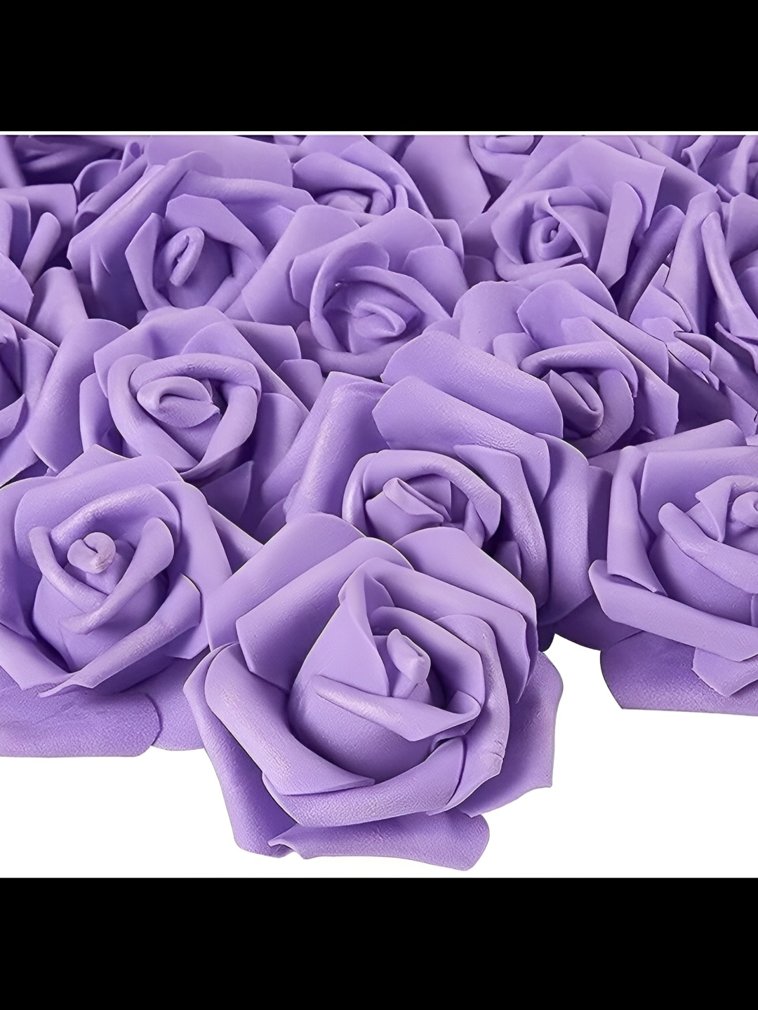 

Satyam Kraft Purple12 Pcs Rose Artificial Flower, Purple