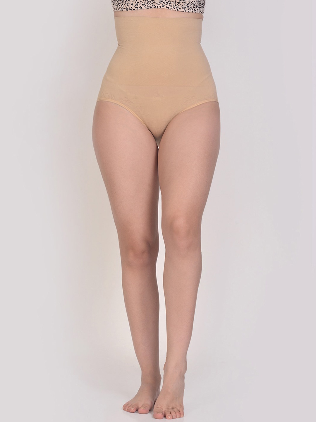 

MISEEN High-Rise Seamless Tummy & Thighs Shapewear, Beige