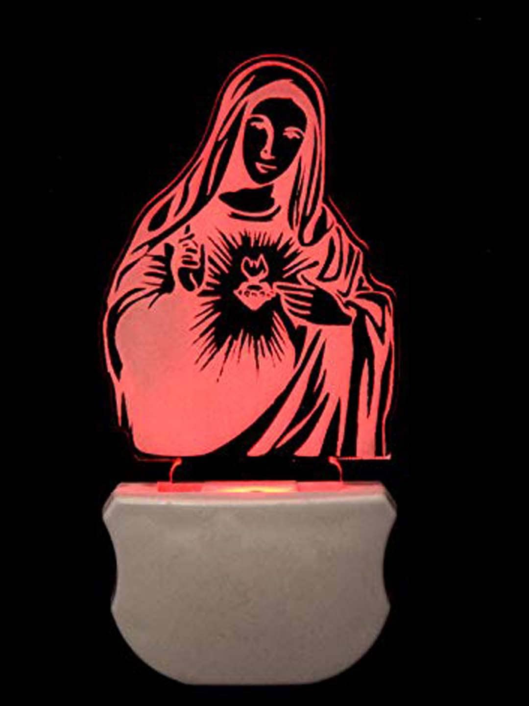 

NMII Blue & Red Printed Acrylic 3D Illusion Plug Night Lamp