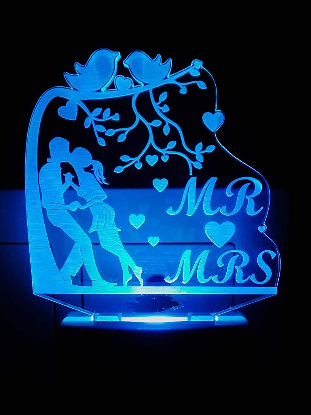 

NMII Green & Red Printed Acrylic Contemporary Wall Lamp