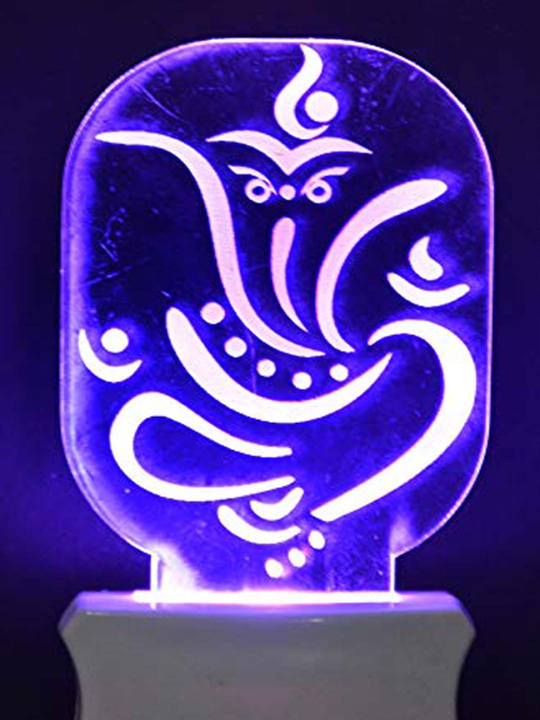 

NMII Green & Blue Printed Acrylic 3D Illusion Plug Night Lamp
