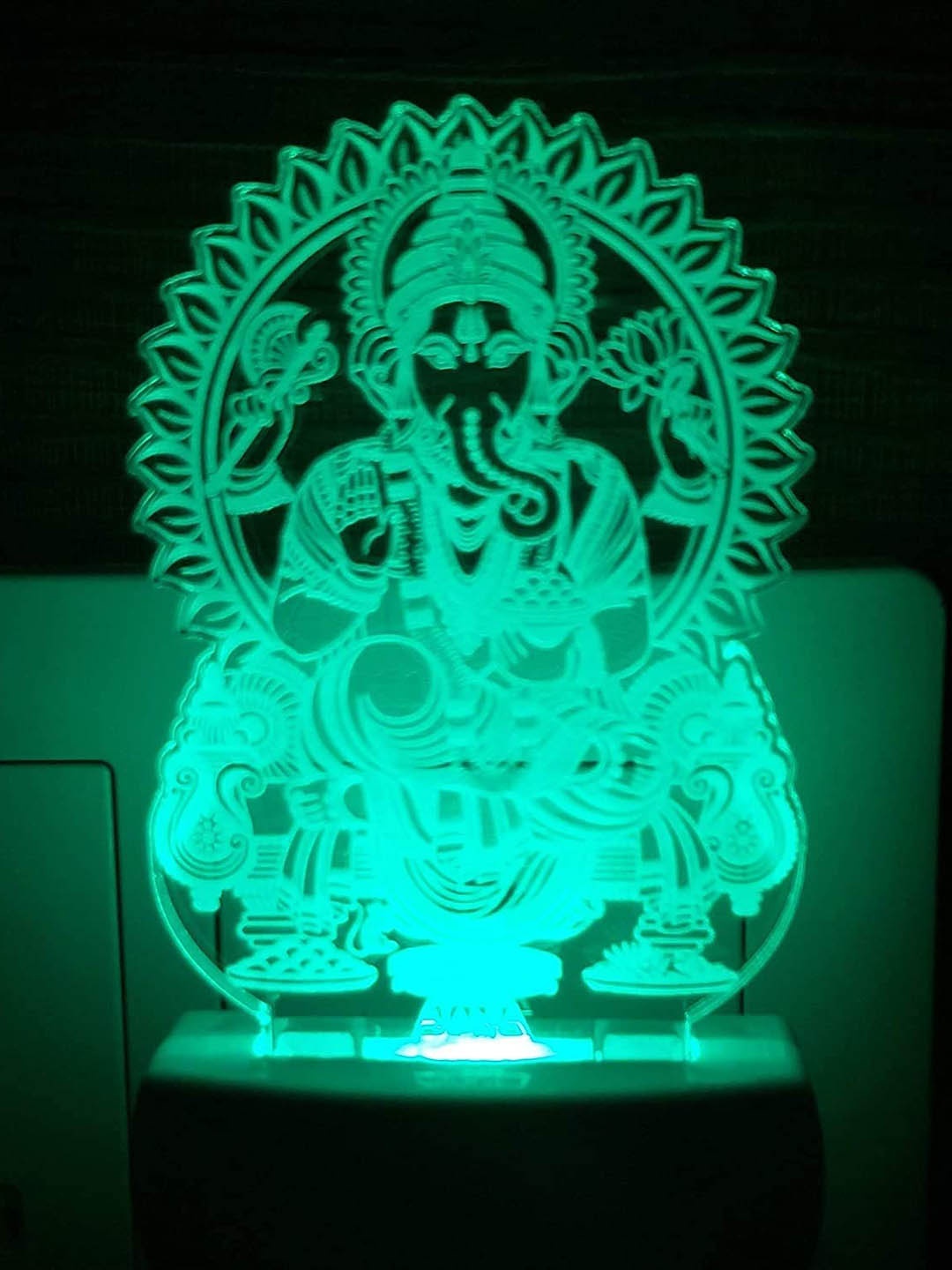 

NMII Transparent & White Abstract Shaped Table Lamp