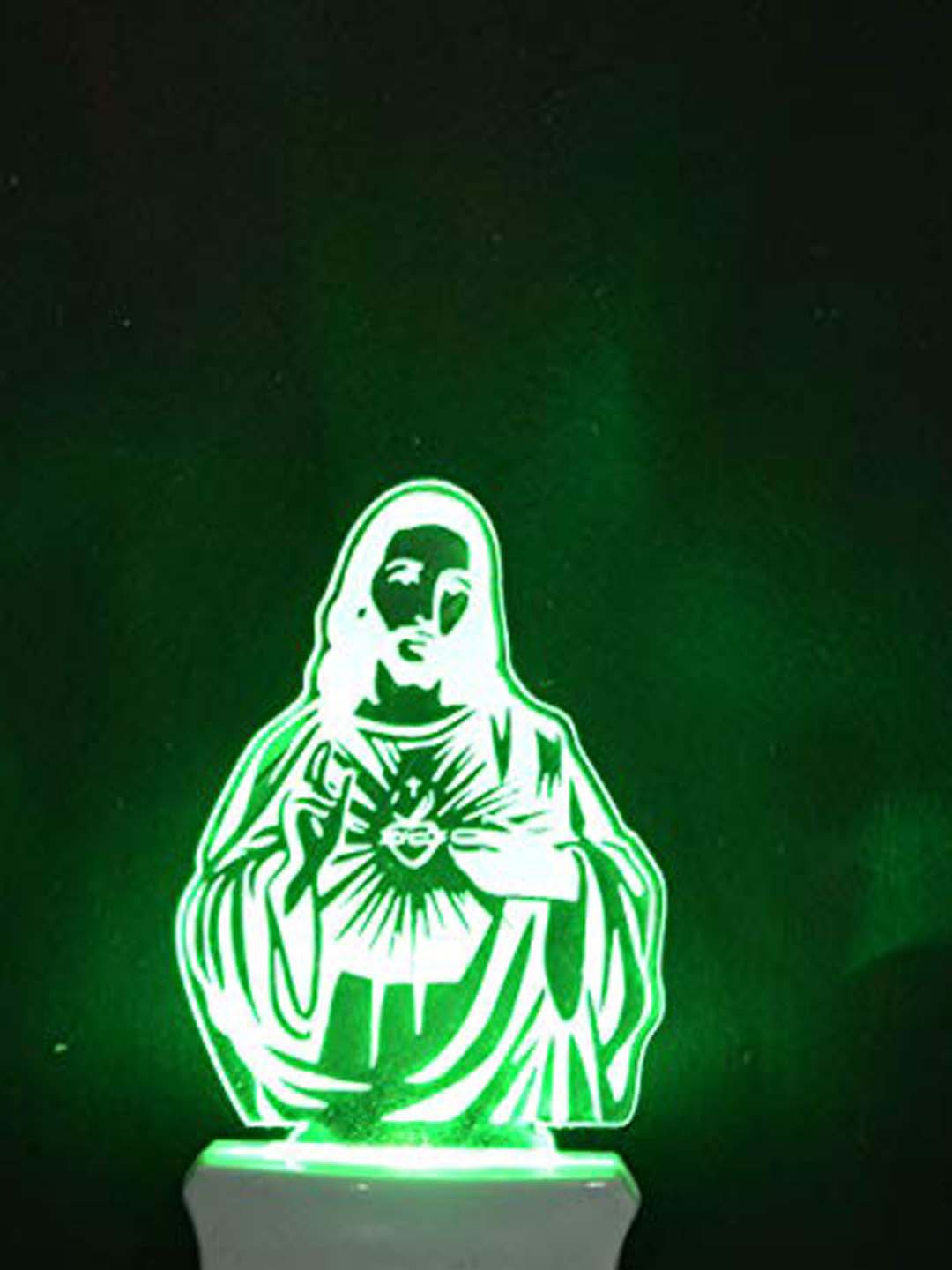 NMII Green & Blue Printed Acrylic wall Lamps