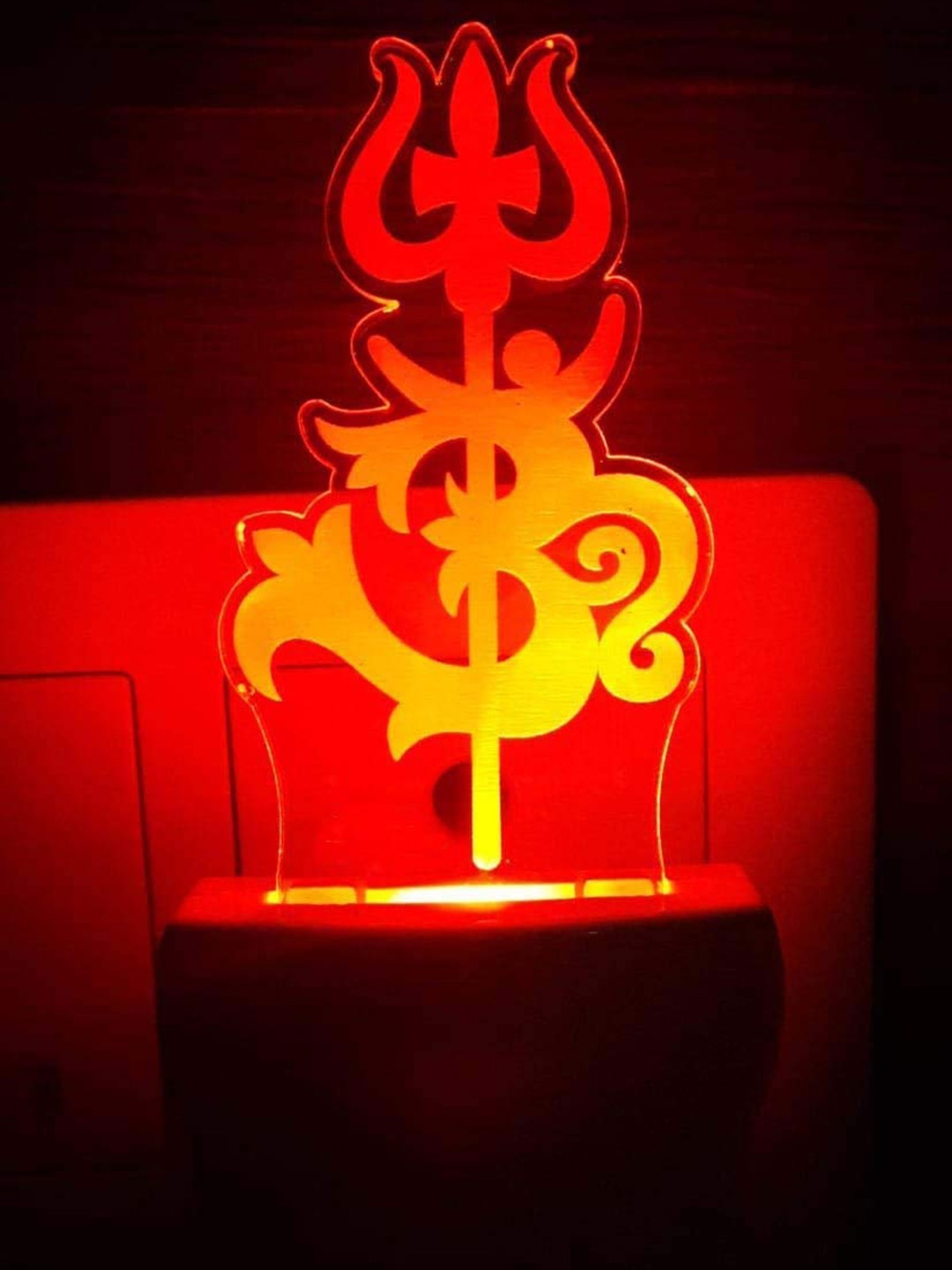 

NMII White Abstract Shaped Table Lamps, Blue
