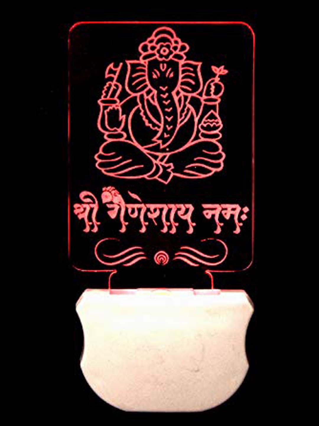 

NMII Green & Blue Lord Ganesh 3D Illusion Table Lamps