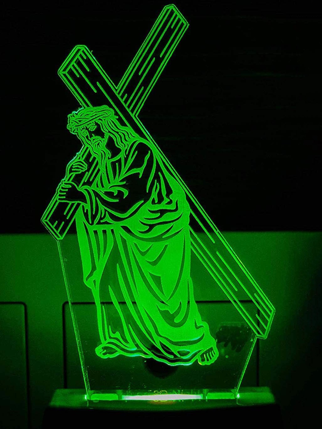 

NMII Green & Red Printed Acrylic Contemporary Wall Lamp