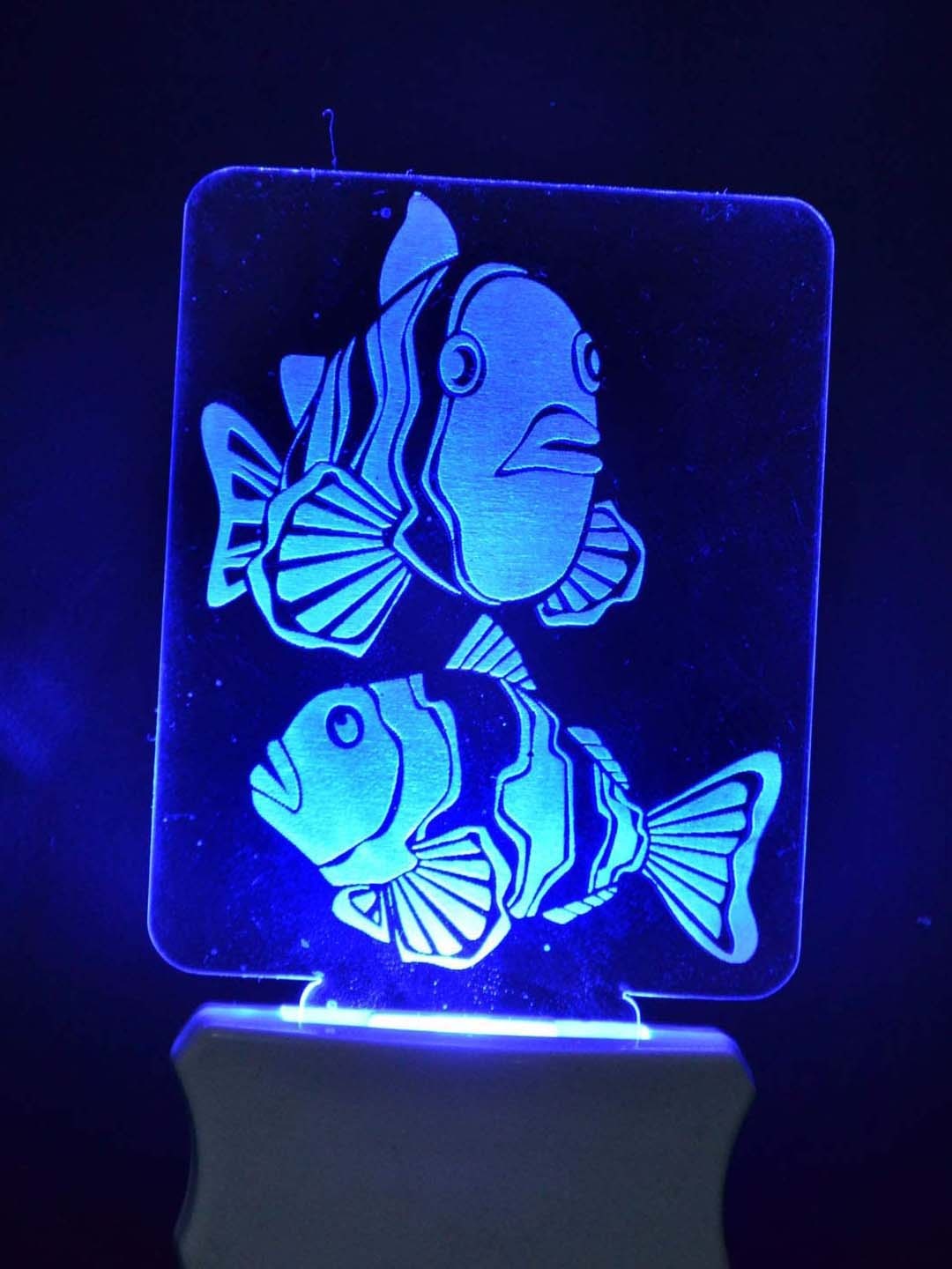 

NMII Blue & Green Printed Acrylic Table Lamps