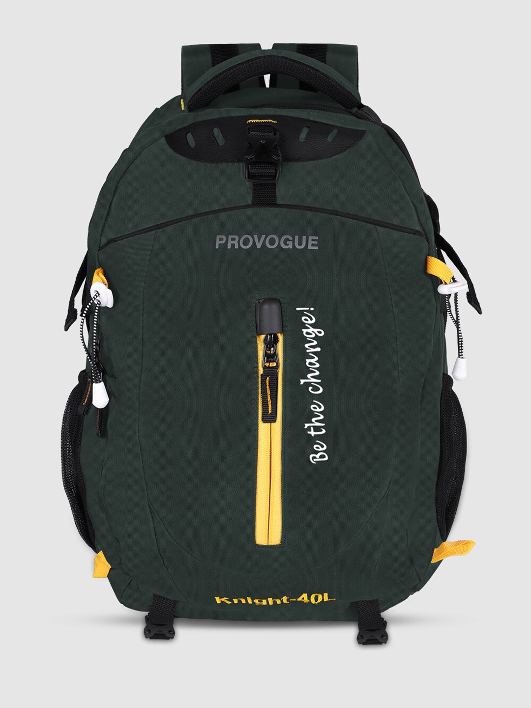 

Provogue Unisex Ergonomic Backpack With Reflective Strip & Rain Cover, Olive