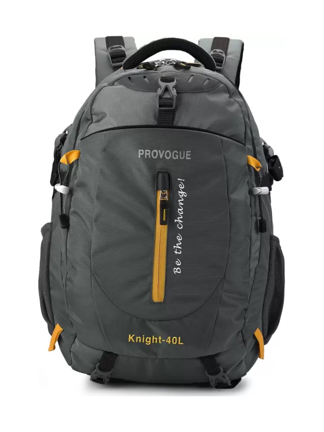 

Provogue Unisex Ergonomic Backpack With Reflective Strip & Rain Cover, Grey