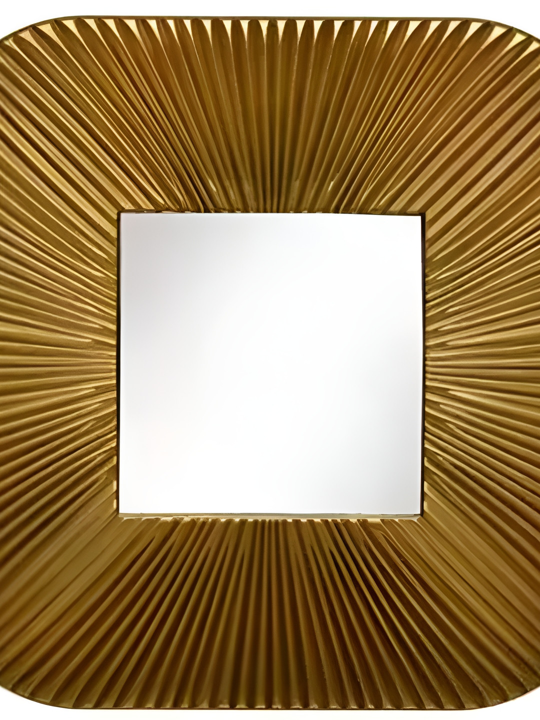 

Satyam Kraft Gold Toned & Grey Square Shape Acrylic Decor Wall Mirror