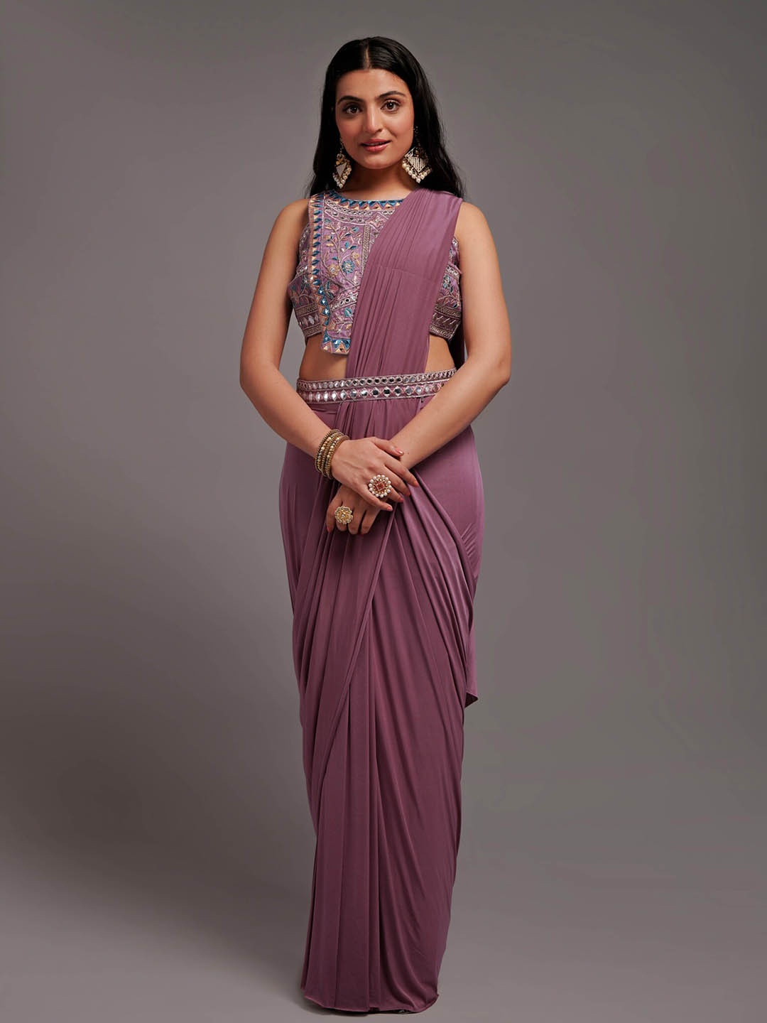 

Angroop Saree, Purple