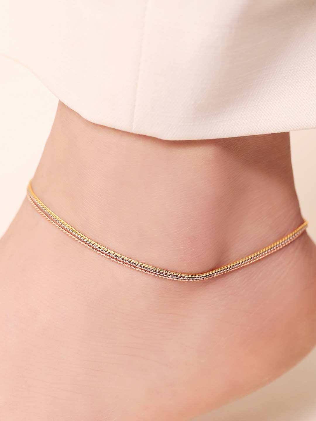 

Zavya Rhodium-Plated 92.5 Sterling Silver Anklet