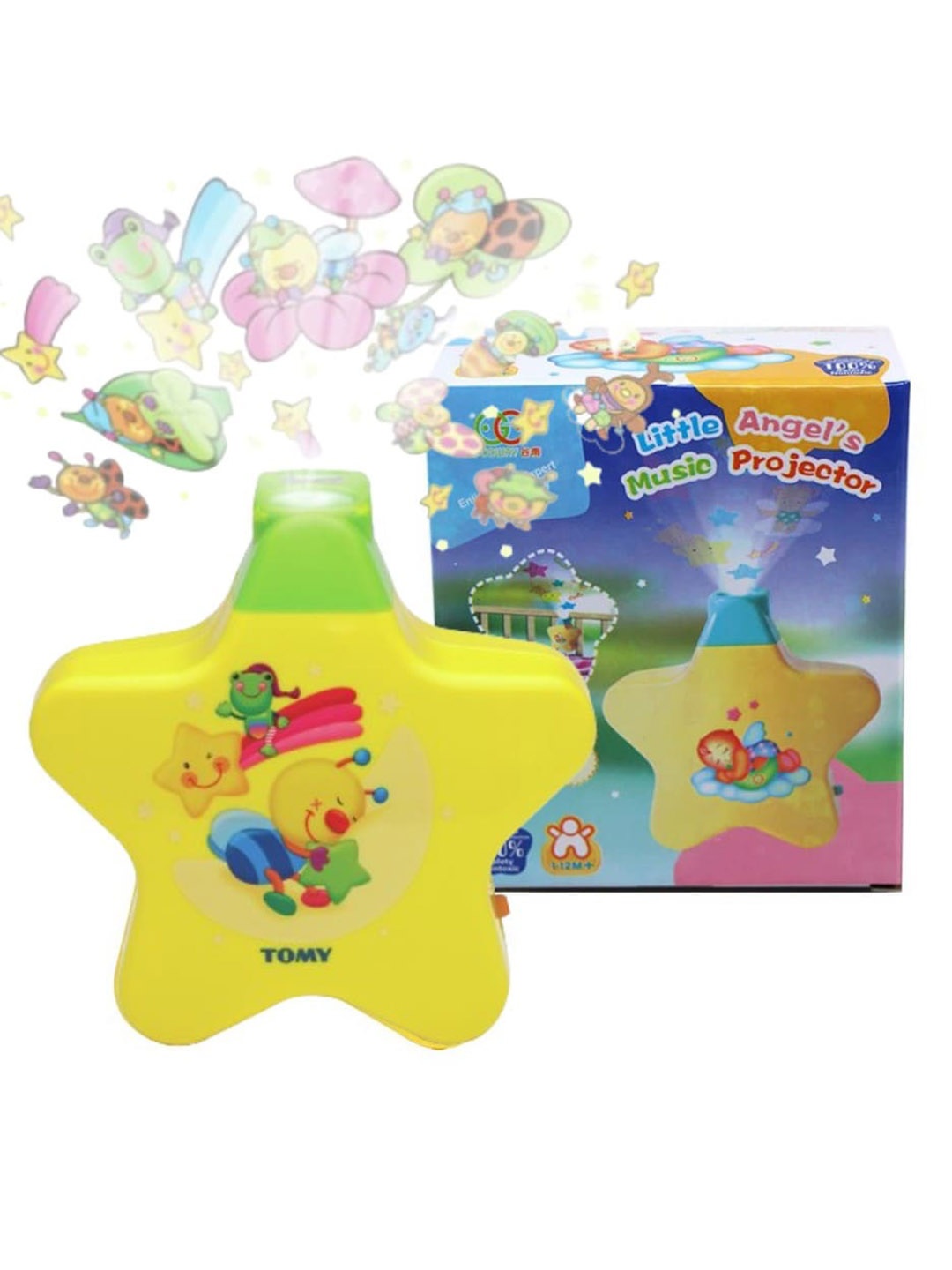 

ADKD Infants Star Projector With Star Light, Yellow