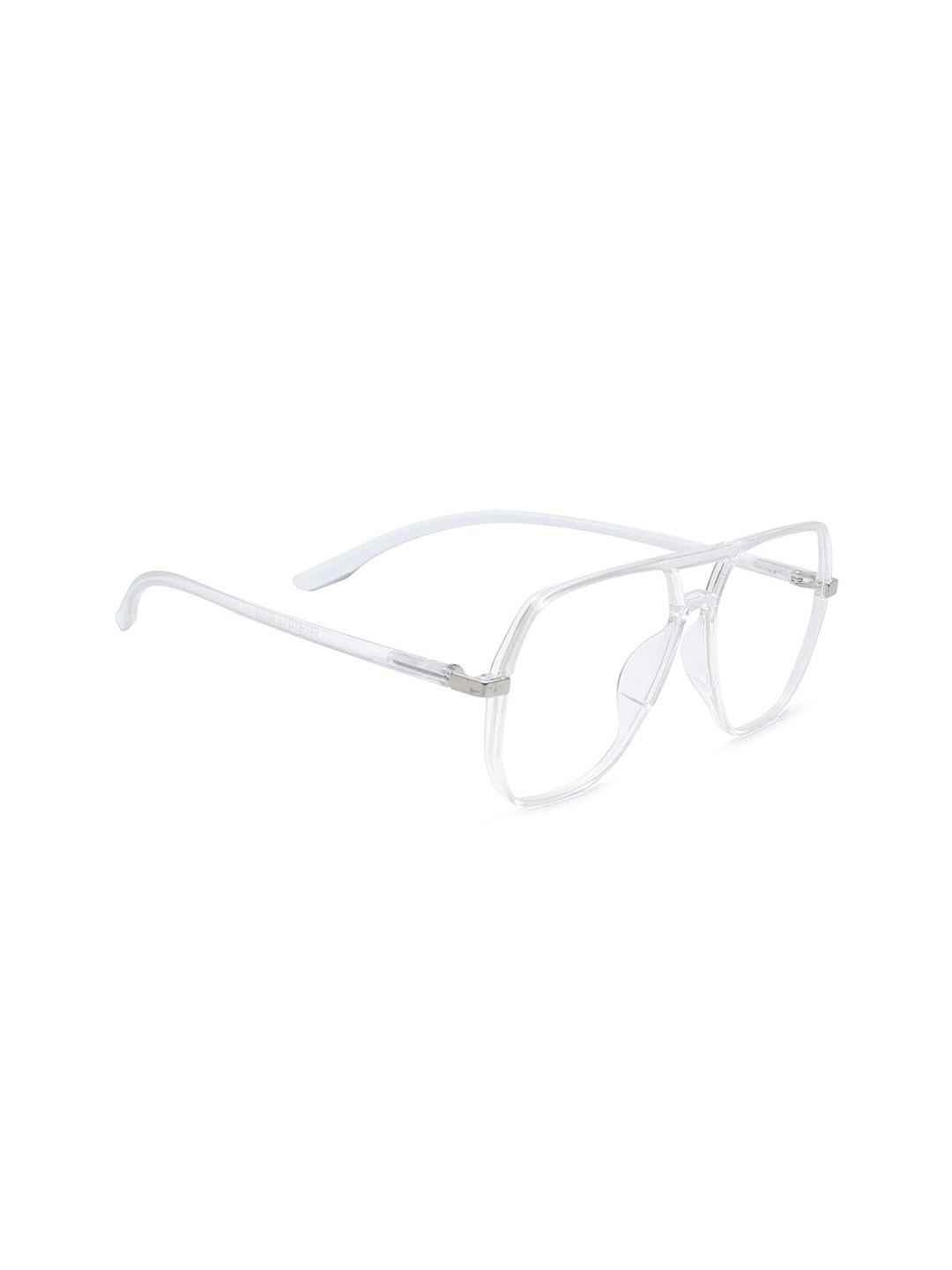 

Peter Jones Eyewear Women Full Rim Aviator Frames, Transparent