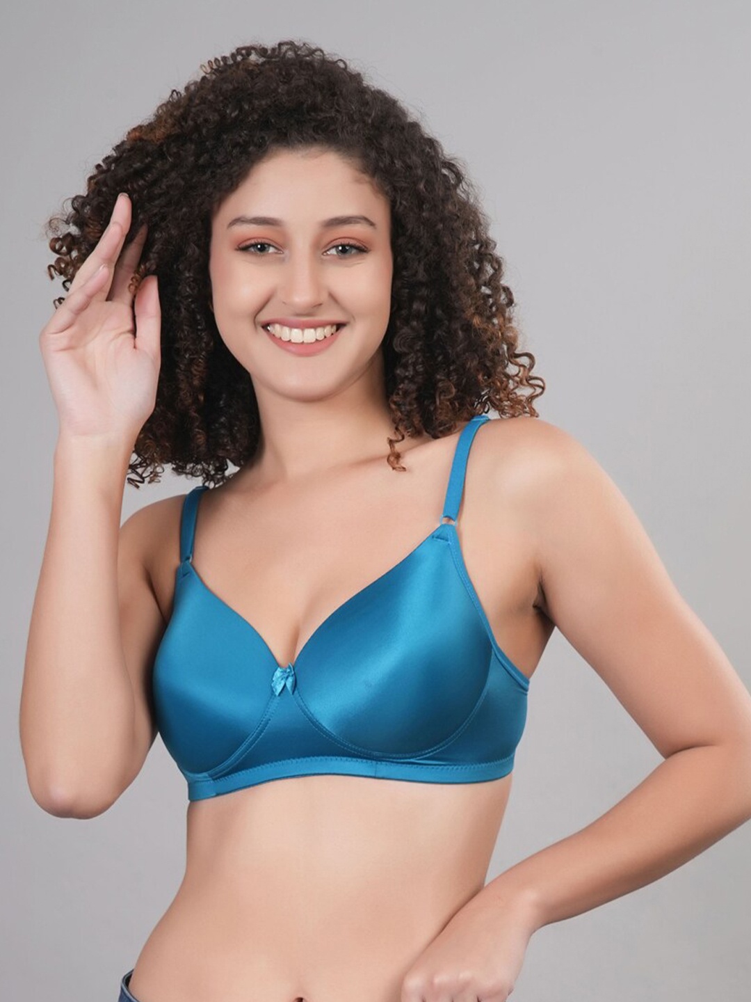 

Broiden Full Coverage Lightly Padded Bra, Turquoise blue