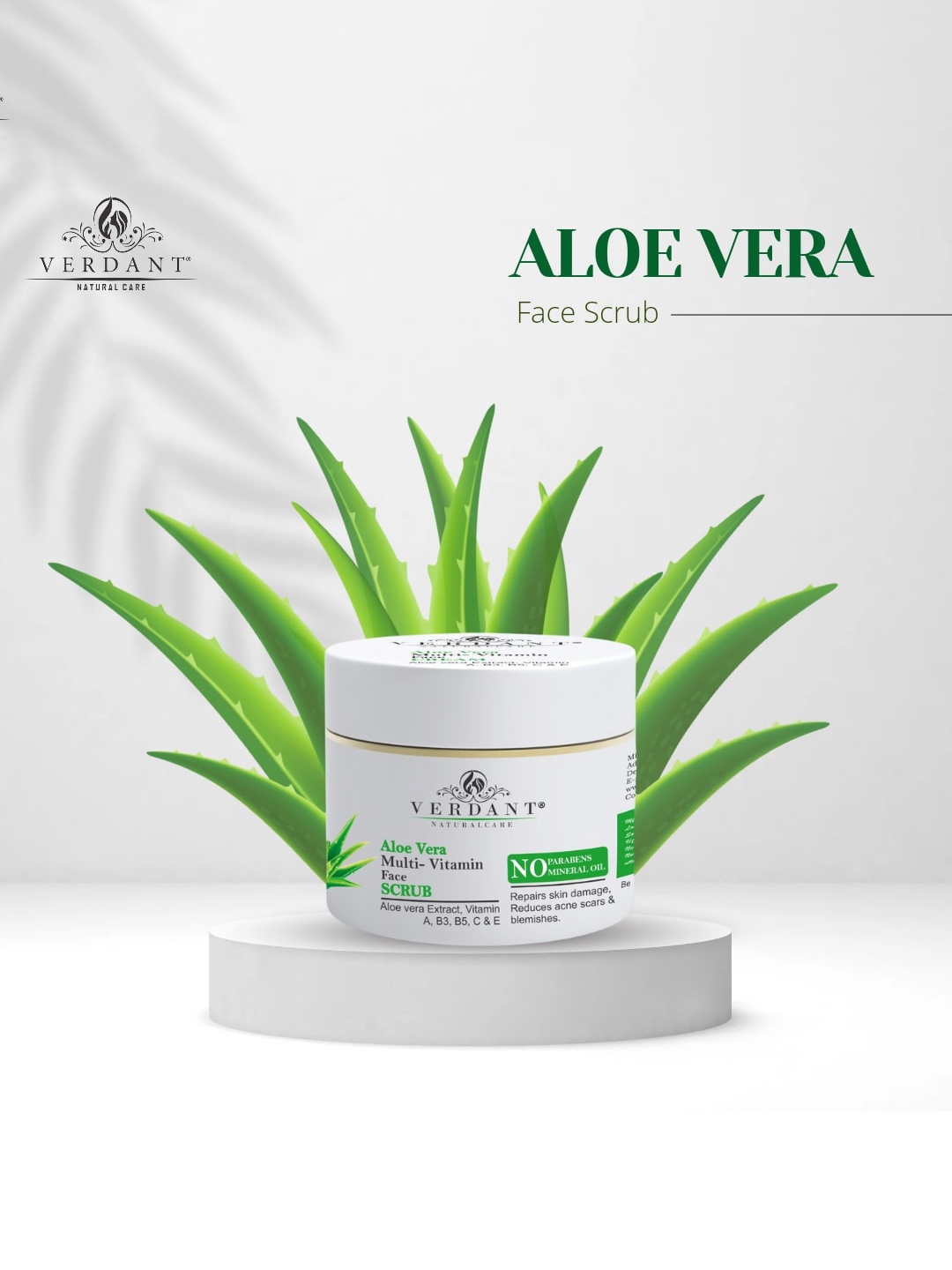 

Verdant Natural Care Aloe Vera Multi Vitamin Face Scrub 100ml, Na