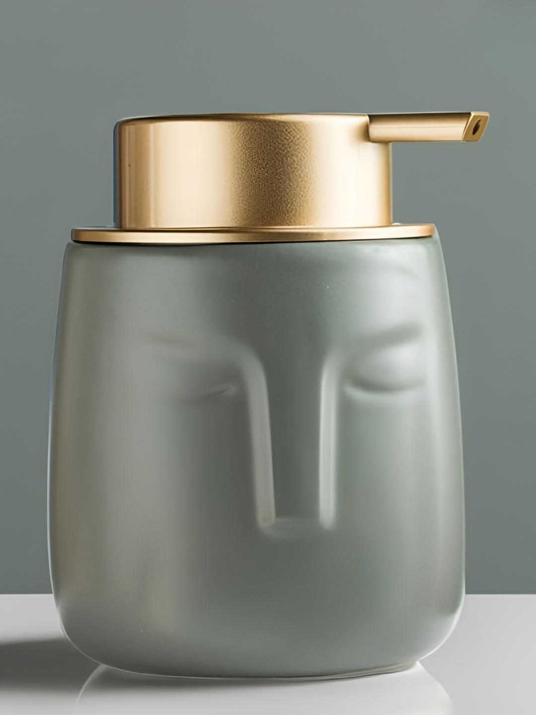 

USHA SHRIRAM Grey Ceramic Soap Dispenser 350 ml