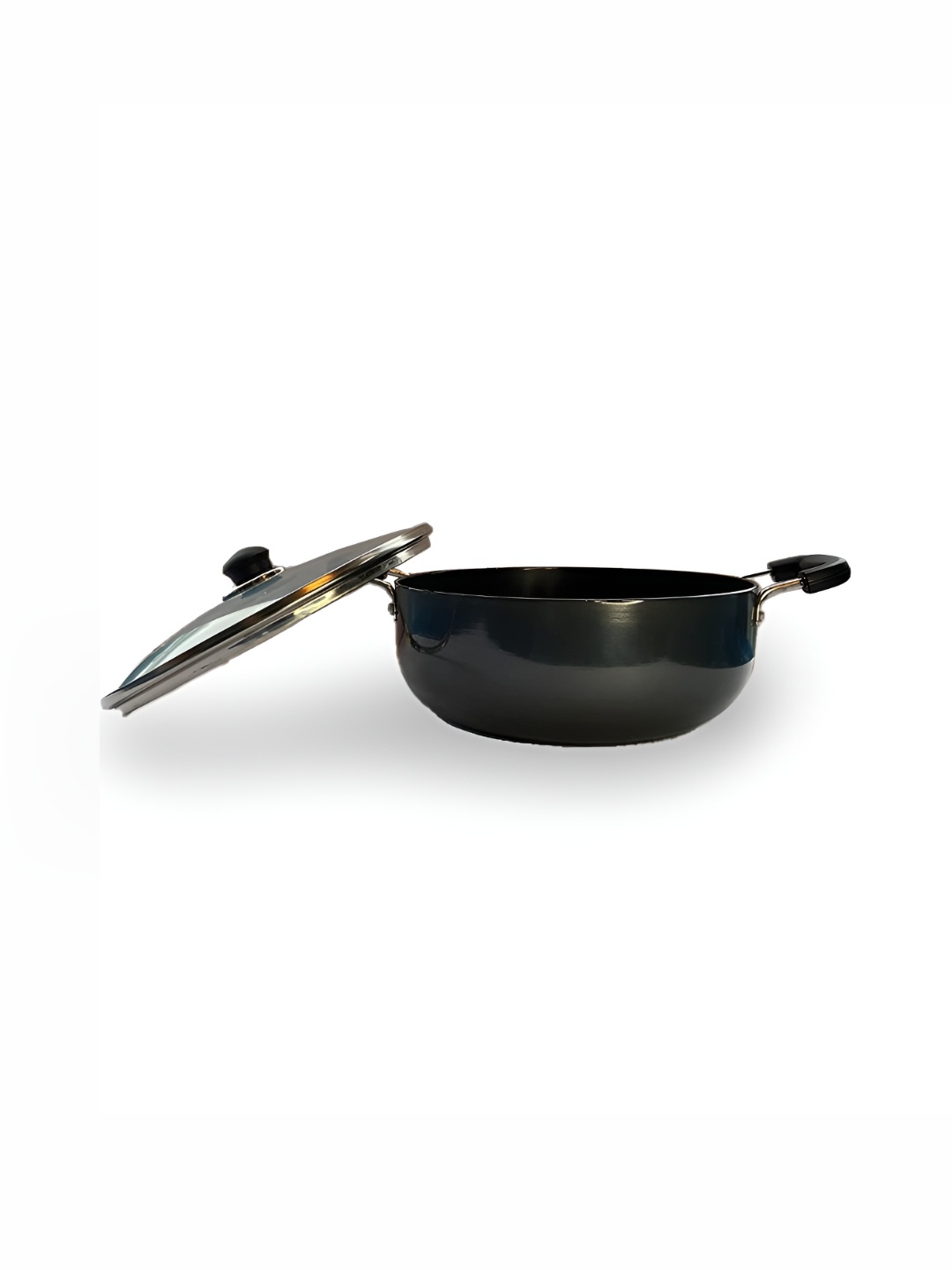 USHA SHRIRAM Black Aluminium Induction Base Kadai 4.4 L