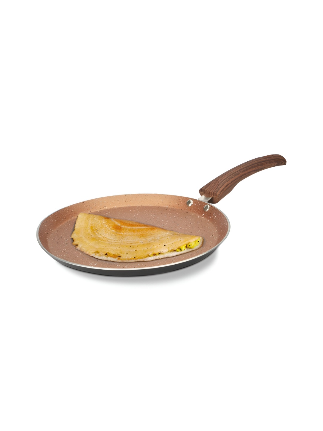 

USHA SHRIRAM Gold-Toned Dishwasher Safe Non Stick Fry Pan